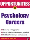 Opportunities in Psychology Careers